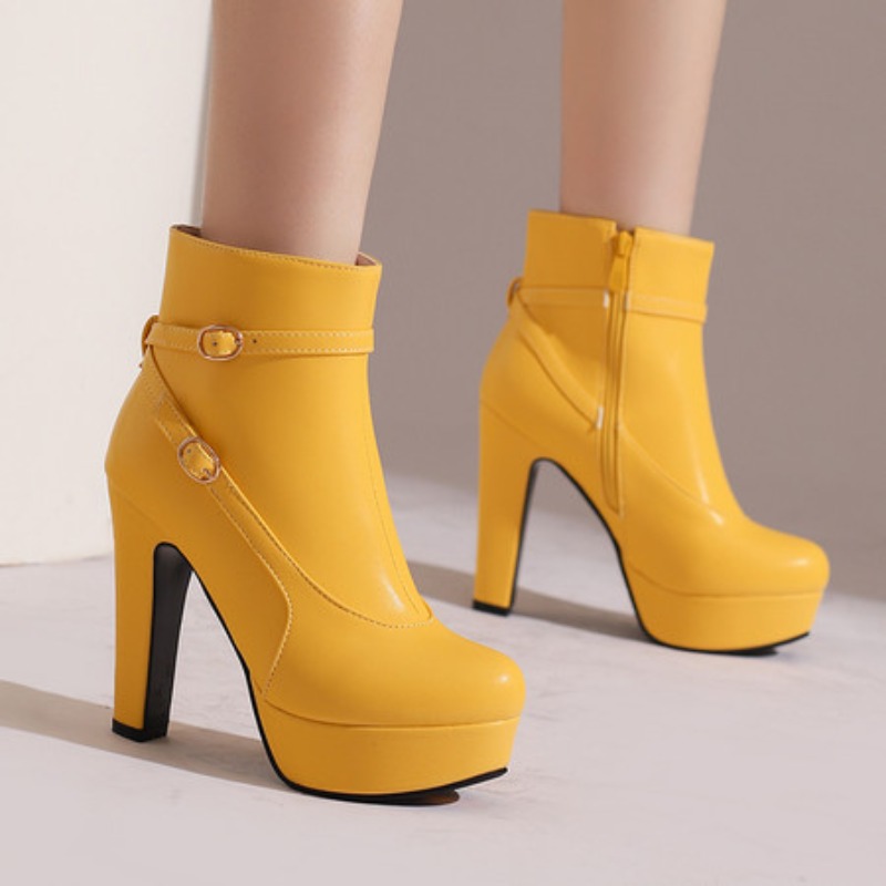 Ethnic Fashion In - Fashion Platform Boots Women Sexy Rivets