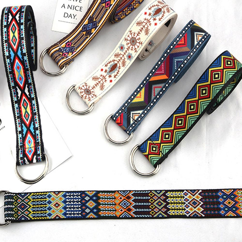 Men'S Ethnic Fashion Trends - Women Men Nylon Braided Canvas Double