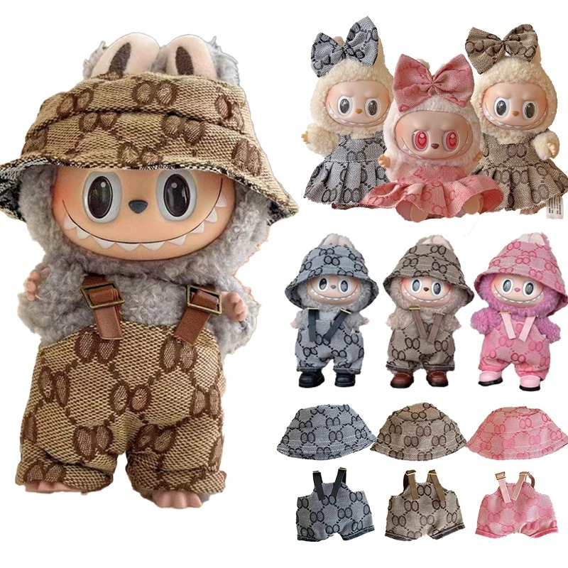 Ethnic Fashion Accessories - For Labubu Doll Luxury Clothes Retro