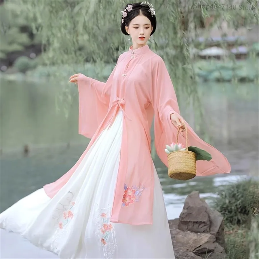 Ethnic Dress Fashion Show - yesChinese Traditional Pink Orange Green Women