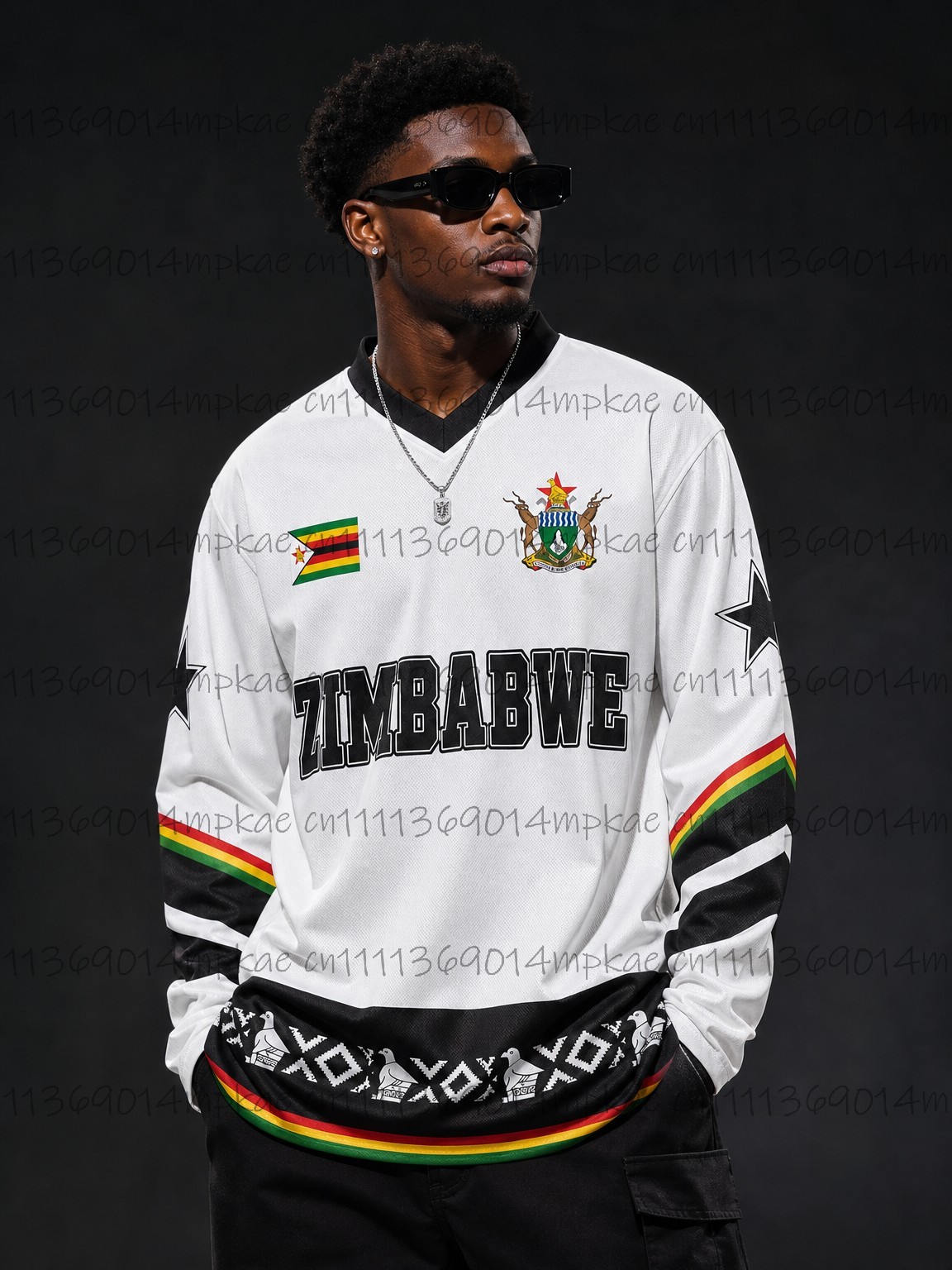 Men'S Ethnic Fashion Trends - Autumn Zimbabwe Ethnic Street Style Printed