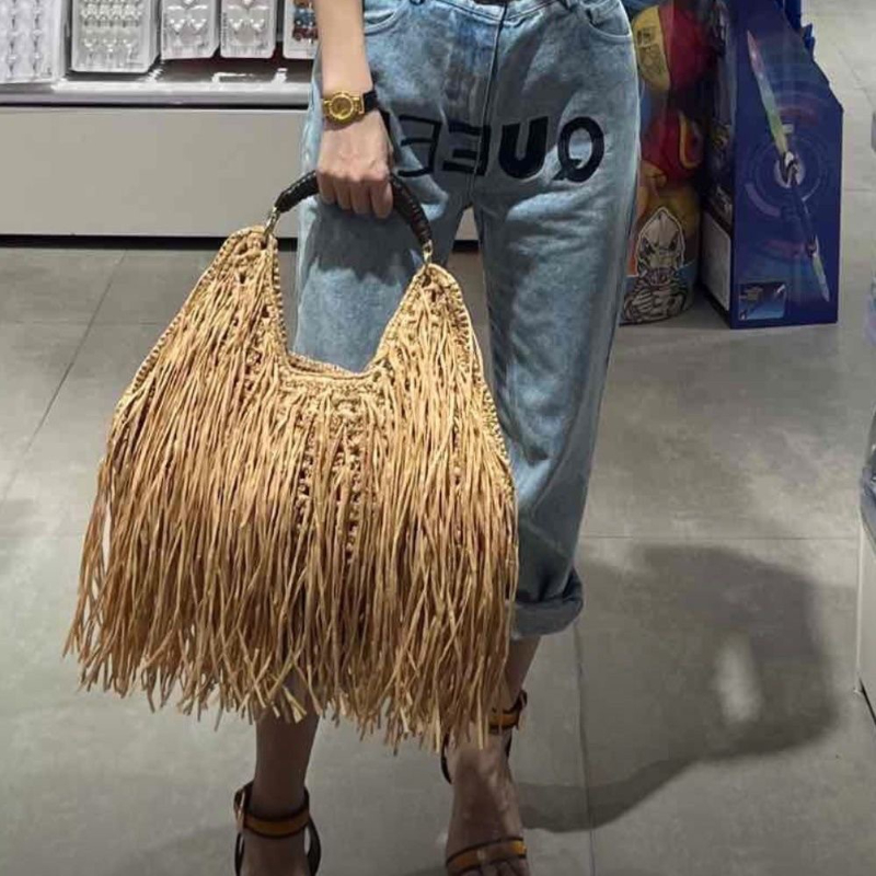 Bohemian Tassel Straw Handbag  - Ethnic Fashion Designers 评论和价格