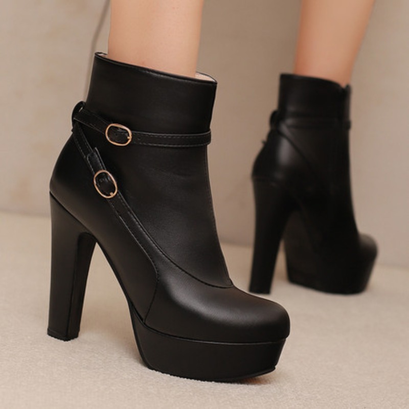 Fashion Platform Boots Women S - Ethnic Fashion In 评论和价格