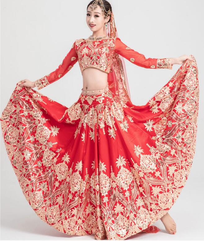 Sequin Embroidery Indian Sari  - Salwar Kameez Set 评论和价格