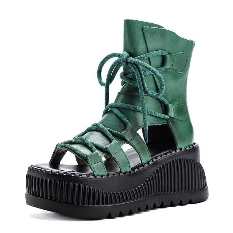 8CM Ethnic Cow Genuine Leather - Ethnic Fashion In 评论和价格