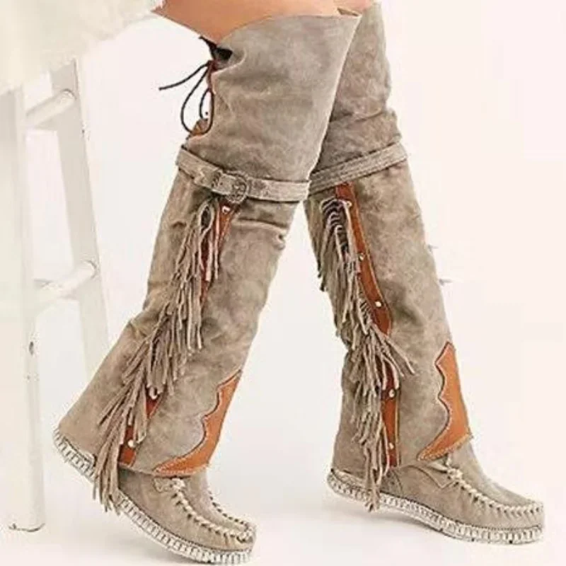 Fashion Bohemia Knee-length Wo - Ethnic Fashion In 评论和价格