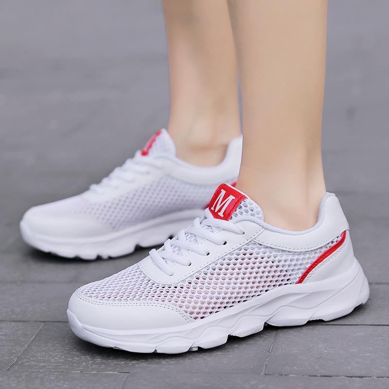 Summer Breathable Sneakers Wom - Ethnic Fashion Show Music 评论和价格