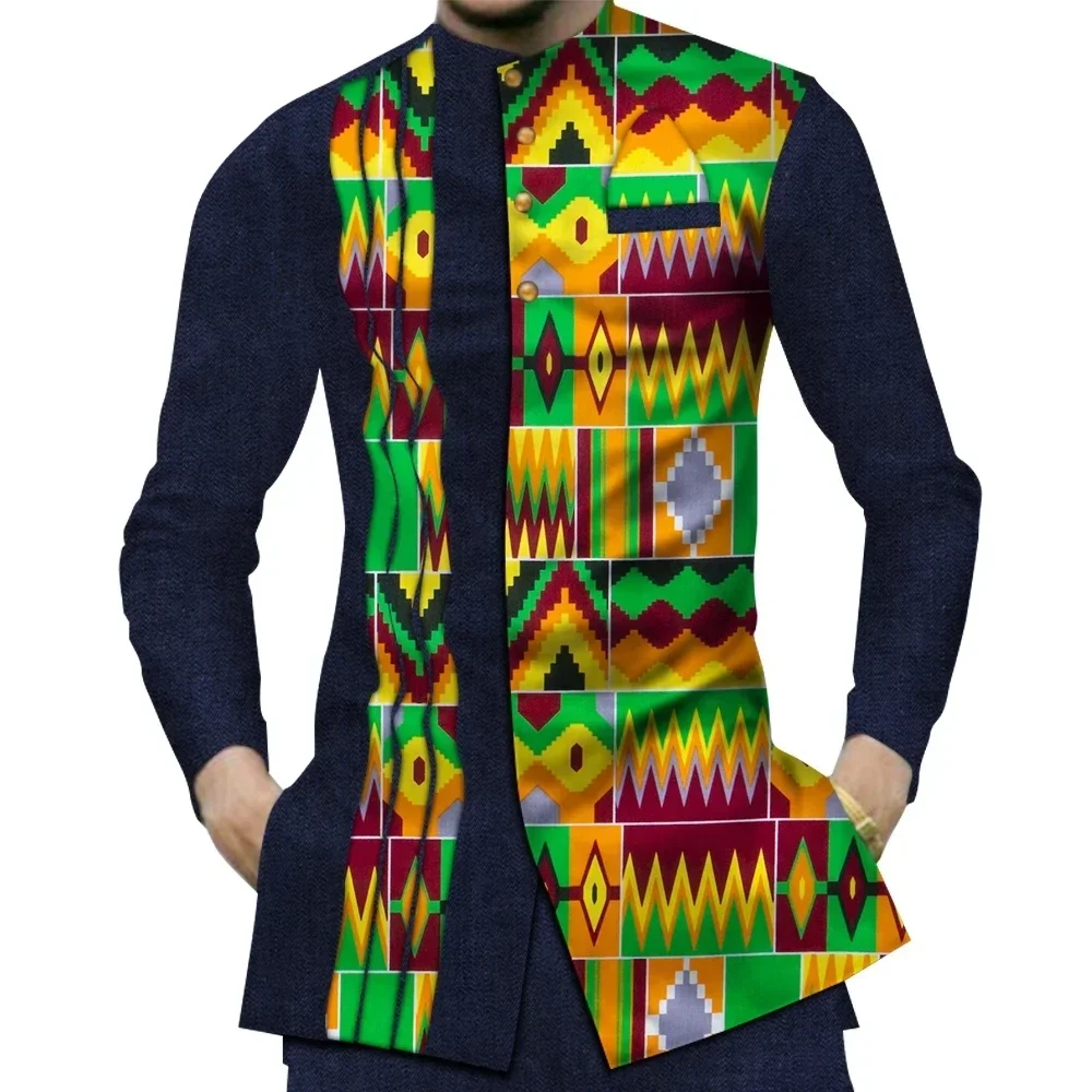 Casual 100% Cotton Mens Africa - Dashiki Shirt Men 评论和价格