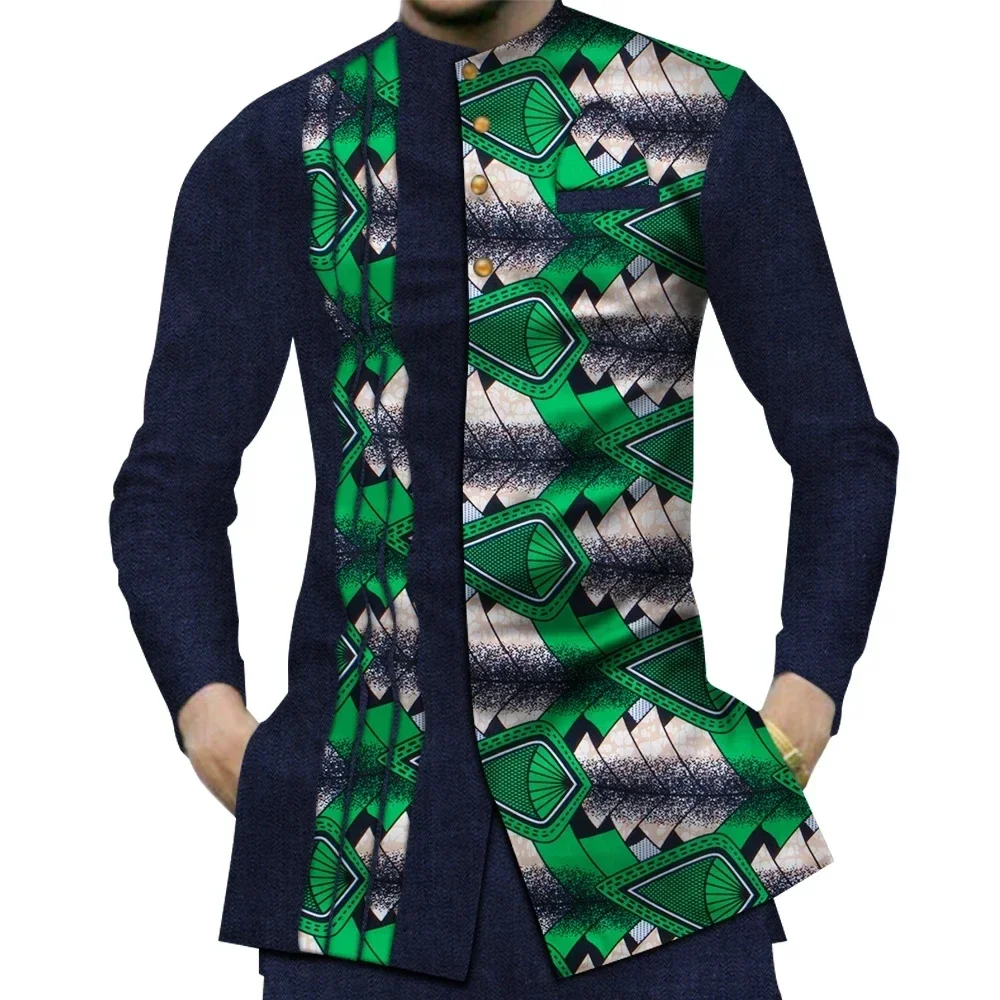 Casual 100% Cotton Mens Africa - Dashiki Shirt Men 评论和价格
