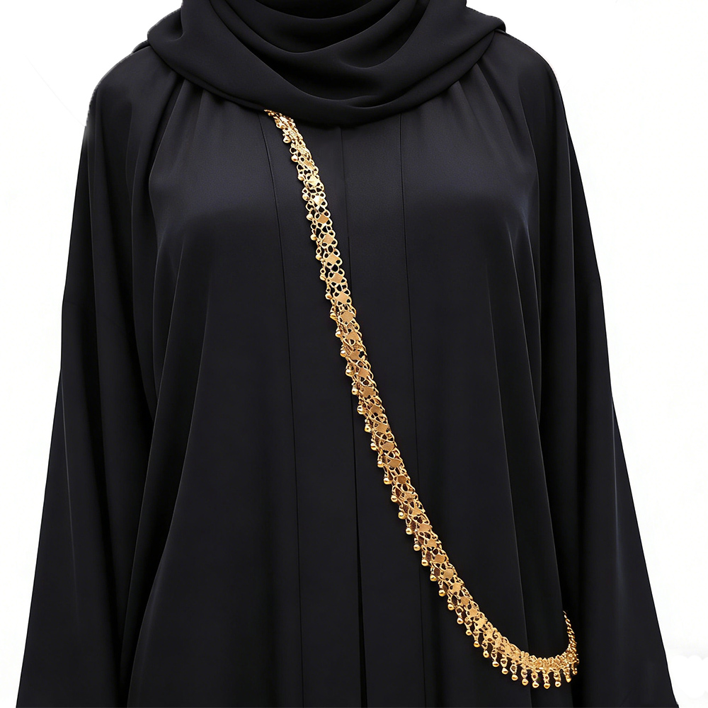 Golden Beads Tassel Shoulder C - Ethnic Fashion Accessories 评论和价格