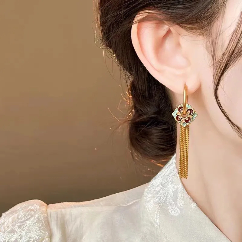 New Chinese Fashion Flower Sha - Ethnic Fashion Way 评论和价格