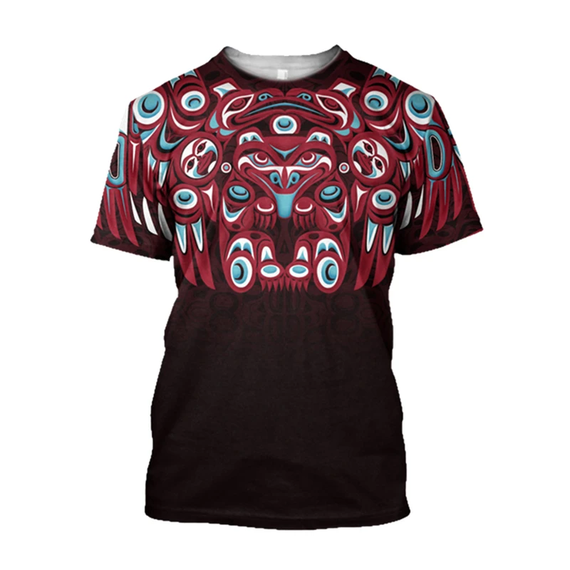 Retro Ethnic Aztec Mexico T-sh - Men'S Ethnic Fashion Trends 评论和价格