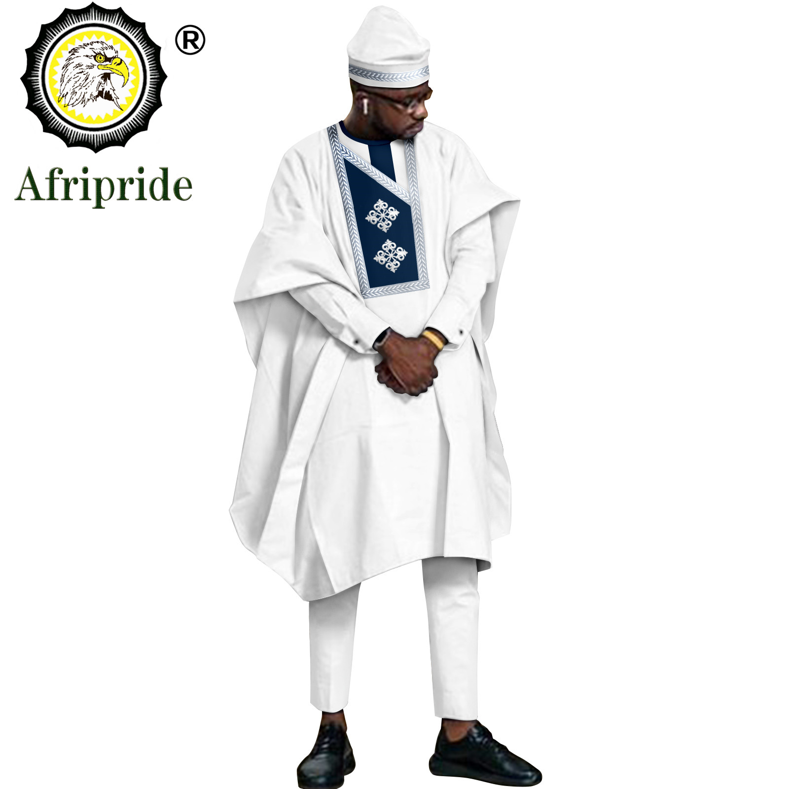 Men`s Suits Agbada Robe Dashik - Dashiki Shirt Men 评论和价格
