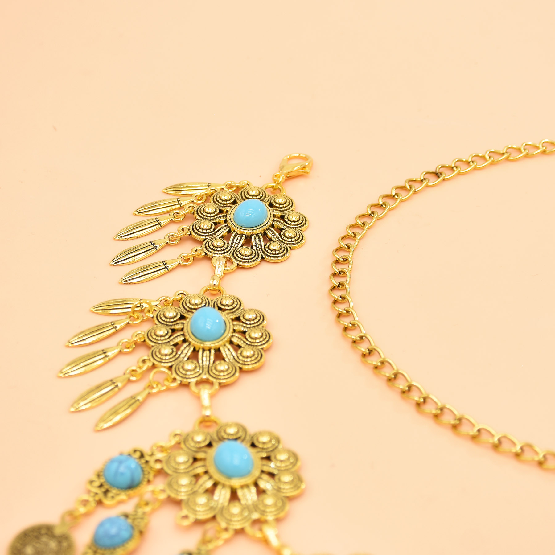 Retro Geometric Carving Waist  - Ethnic Fashion Accessories 评论和价格