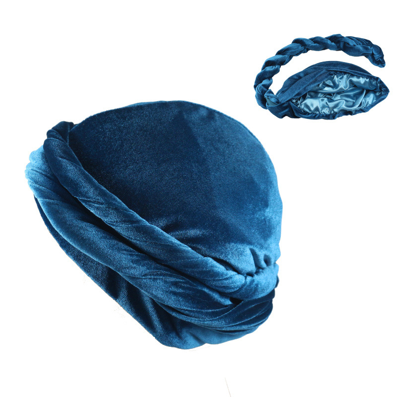 Solid Color Men's Velvet Head  - Ethnic Fashion Designers 评论和价格
