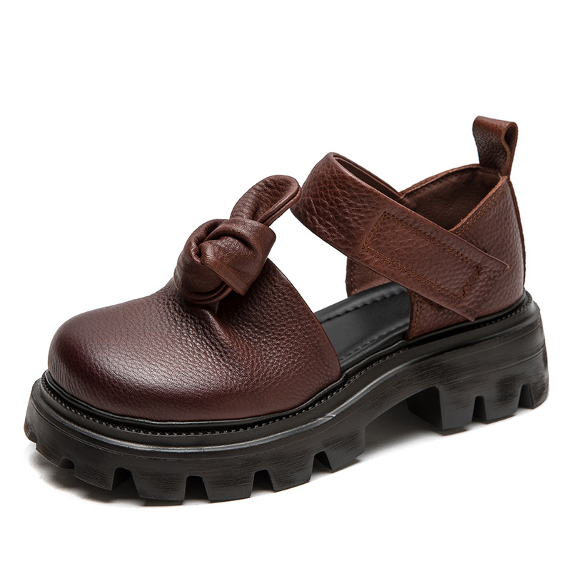 5cm Ethnic Knot Platform Wedge - Ethnic Fashion In 评论和价格