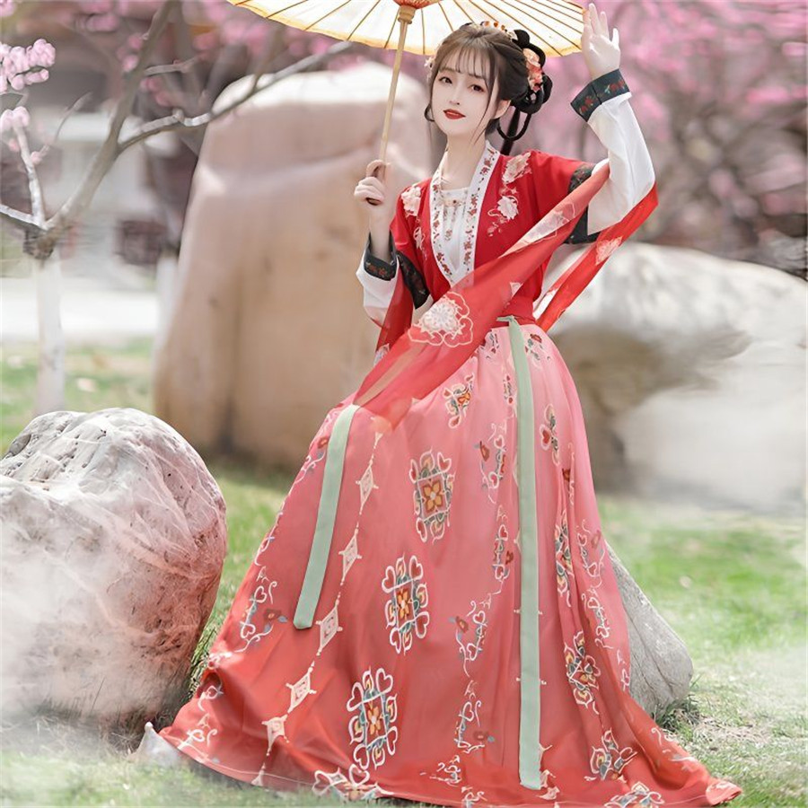 Hanfu Chinese Traditional Dres - Ethnic Dress Fashion Show 评论和价格