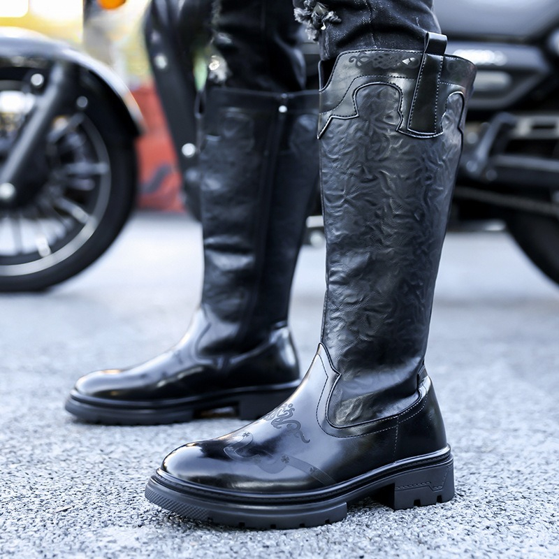 Men's Mid-calf Boots High Qual - Ethnic Fashion In 评论和价格
