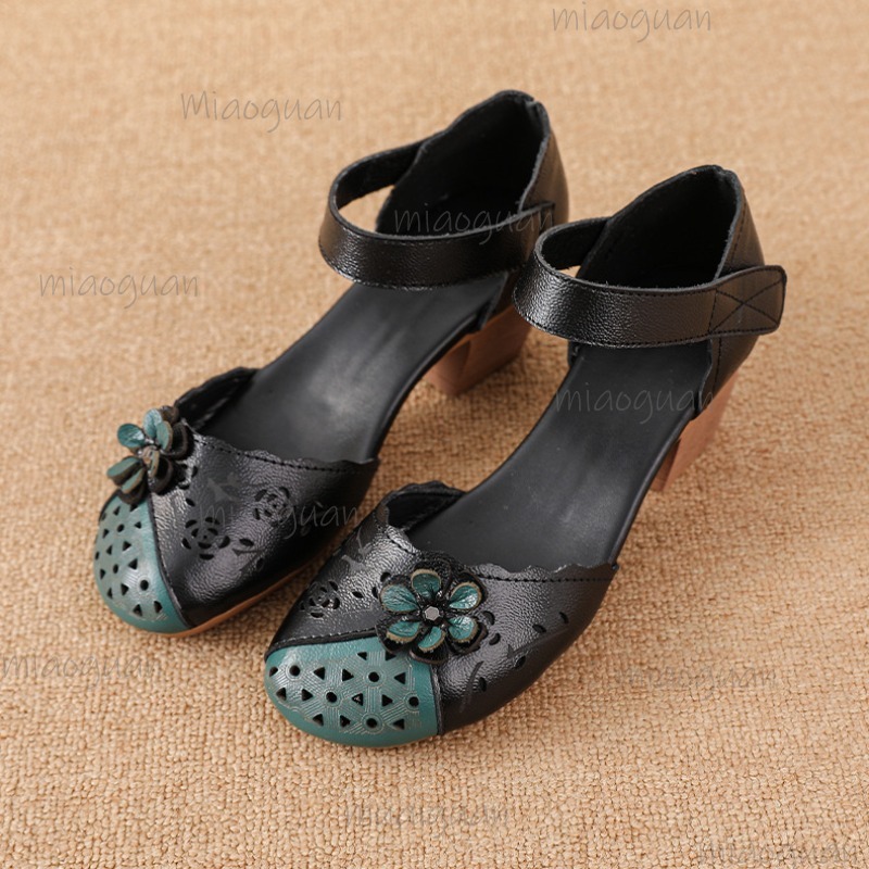 Hollow Out Cover Toe Gladiator - Ethnic Fashion In 评论和价格