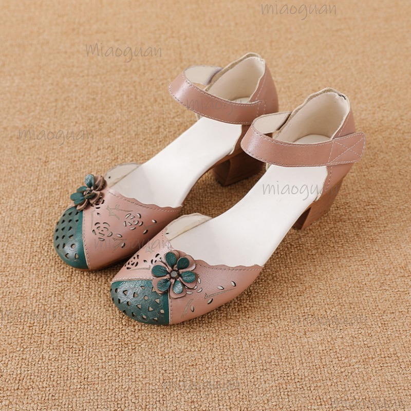 Hollow Out Cover Toe Gladiator - Ethnic Fashion In 评论和价格