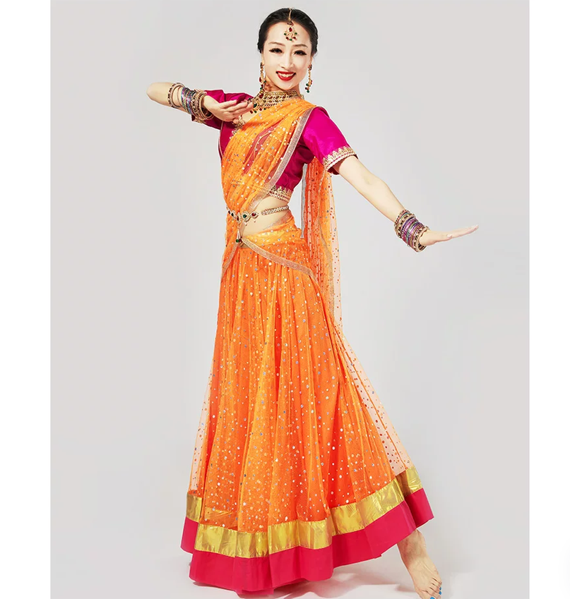 Indian dance dress performance - Salwar Kameez Set 评论和价格