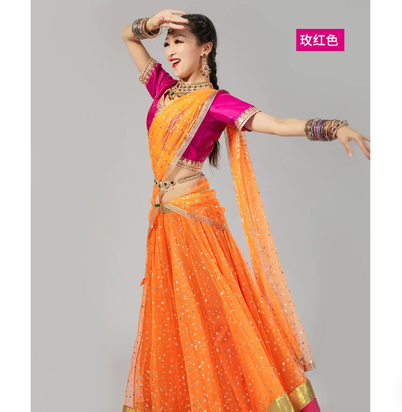 Indian dance dress performance - Salwar Kameez Set 评论和价格