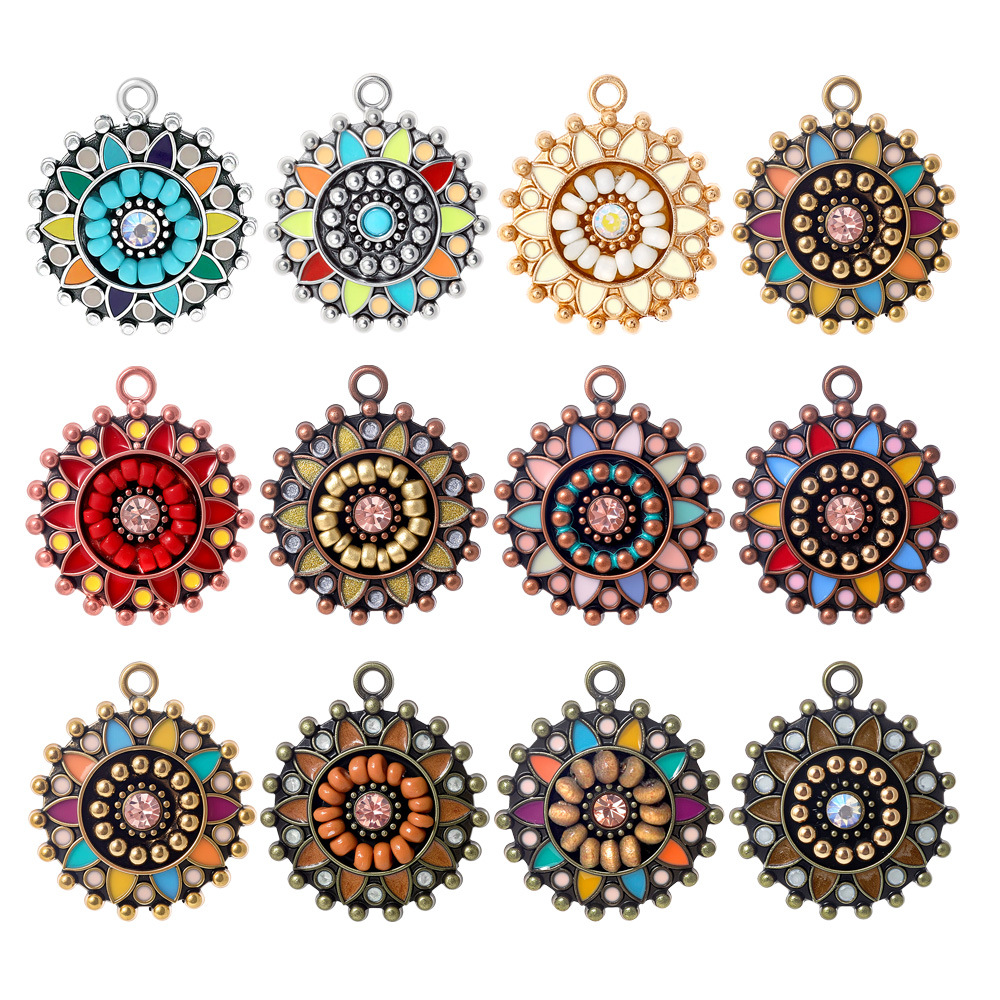 Vintage Bohemia Ethnic Enameli - Ethnic Fashion Accessories 评论和价格