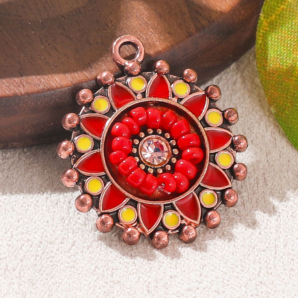 Vintage Bohemia Ethnic Enameli - Ethnic Fashion Accessories 评论和价格