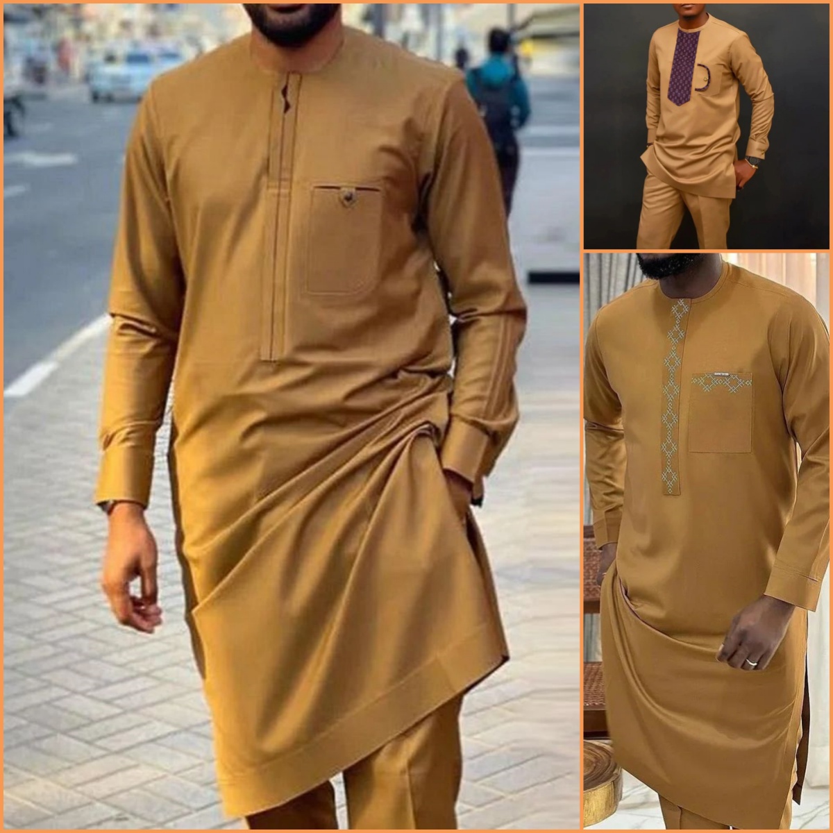 2024 New African Traditional M - Dashiki Shirt Men 评论和价格