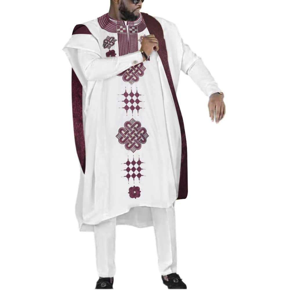 H&D Embroidered Dashiki Agbada - Dashiki Shirt Men 评论和价格