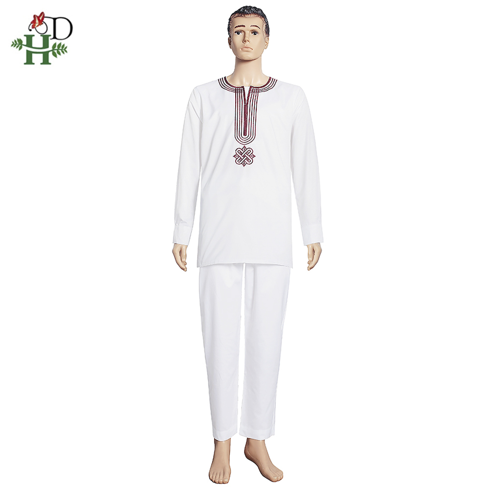 H&D Embroidered Dashiki Agbada - Dashiki Shirt Men 评论和价格