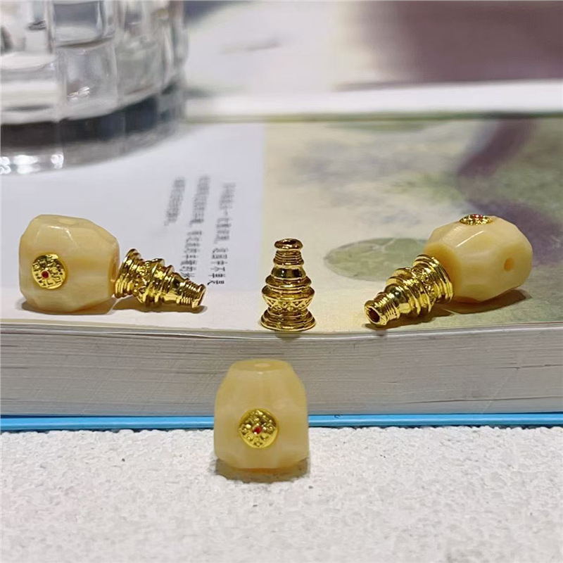 bone three-way inlay accessory - Ethnic Fashion Way 评论和价格