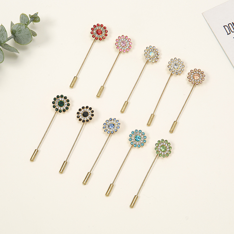 Double-Layered Flower Diamond  - Ethnic Fashion Accessories 评论和价格
