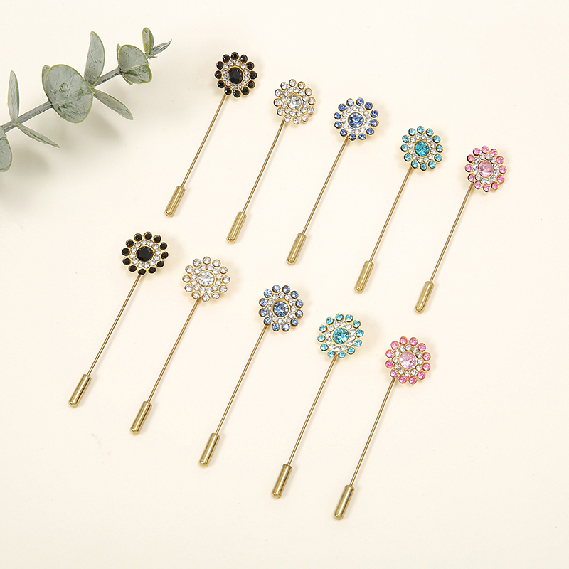 Double-Layered Flower Diamond  - Ethnic Fashion Accessories 评论和价格
