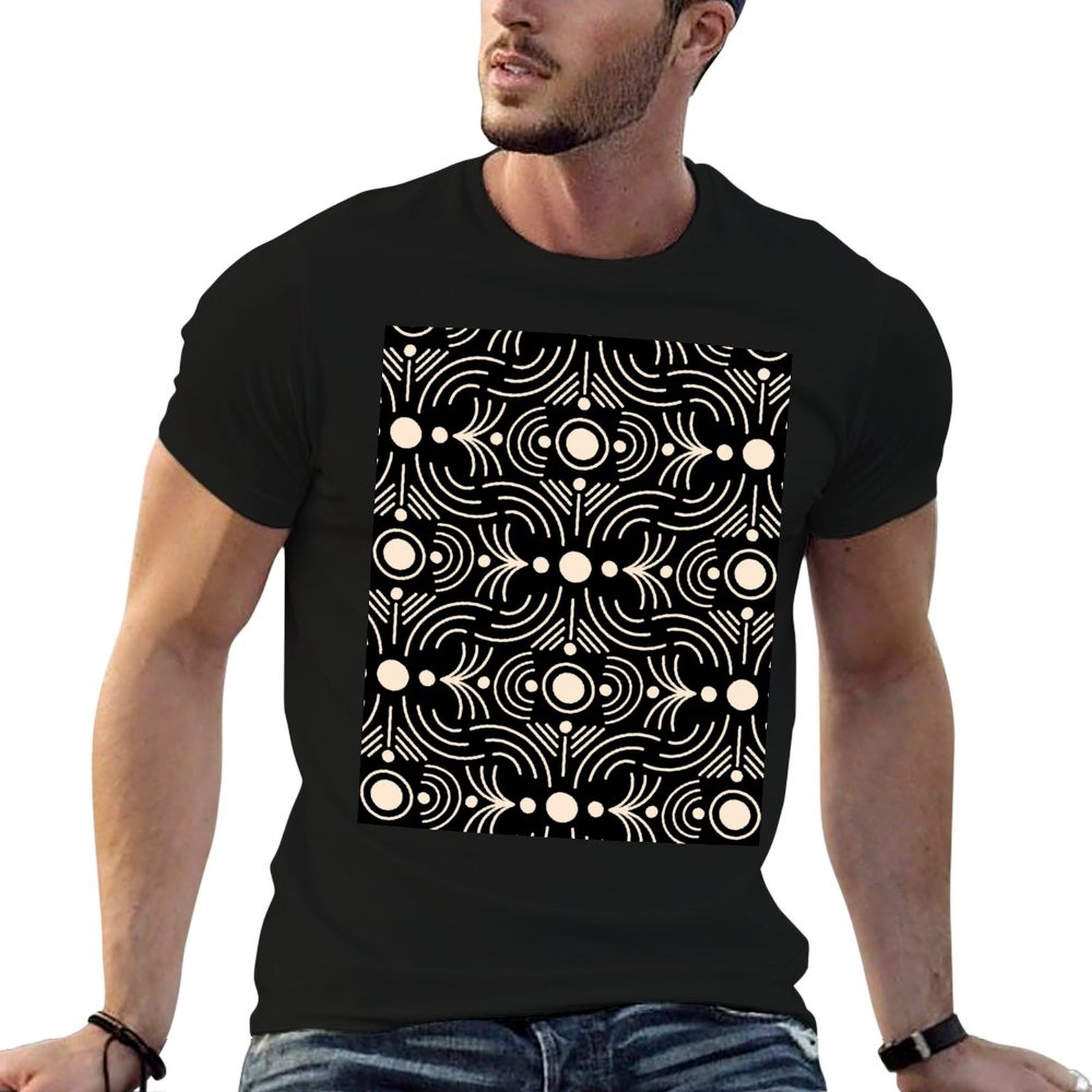 Boho Mud Cloth - Geometric Abs - Mudcloth Print Top 评论和价格