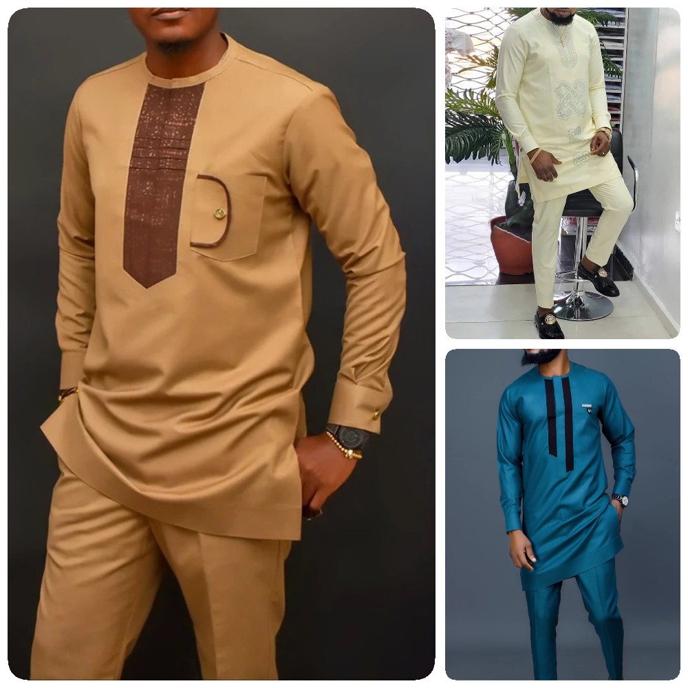 Dashiki Men Clothing 2 Pieces  - Dashiki Shirt Men 评论和价格