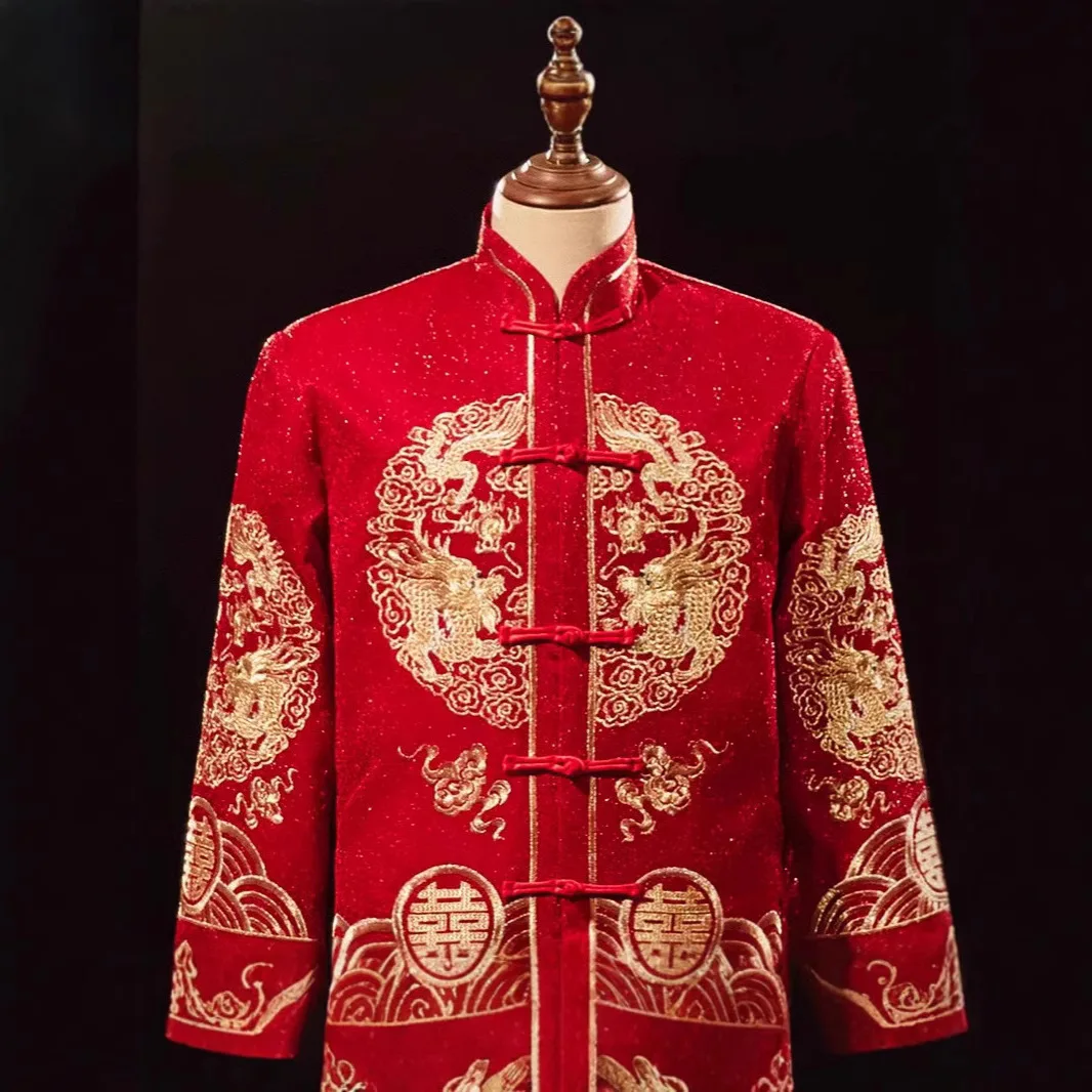 Embroidery Xiuhe Men's Clothin - Salwar Kameez Set 评论和价格