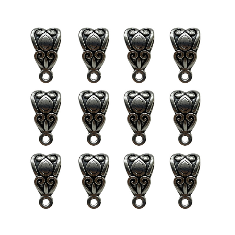 25pcs 7*13mm 2 Colours Retro S - Ethnic Fashion Way 评论和价格