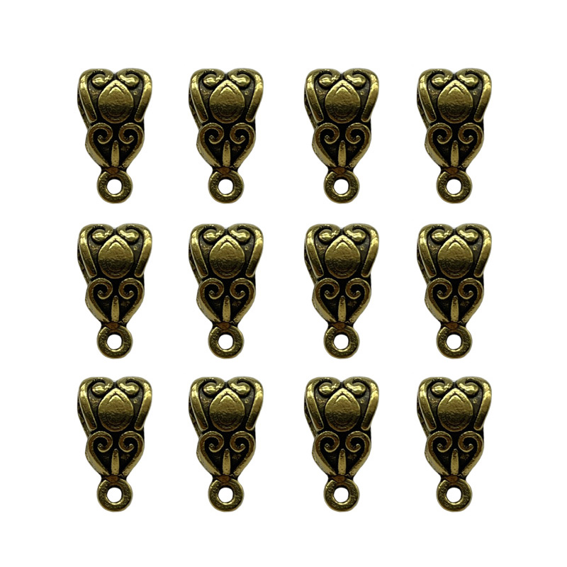 25pcs 7*13mm 2 Colours Retro S - Ethnic Fashion Way 评论和价格