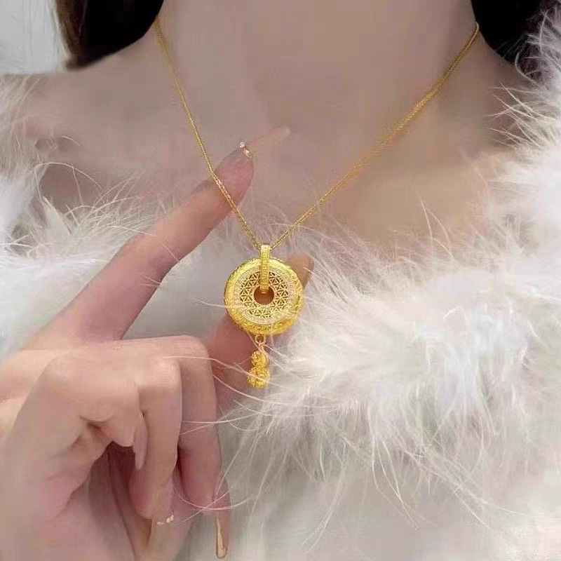 Women's 24K Gold AU999 Fortune - Ethnic Luxe Fashion 评论和价格