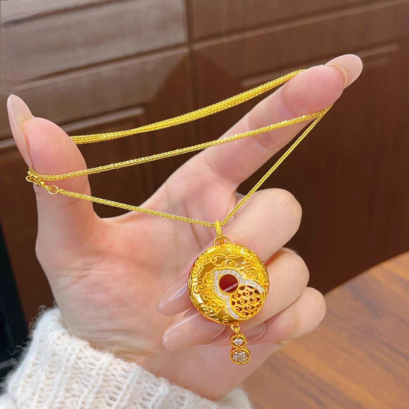 Women's 24K Gold AU999 Fortune - Ethnic Luxe Fashion 评论和价格