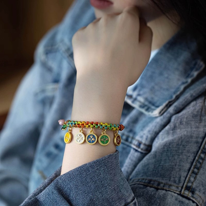 Handmade Tibetan Bracelet Colo - Ethnic Fashion Way 评论和价格