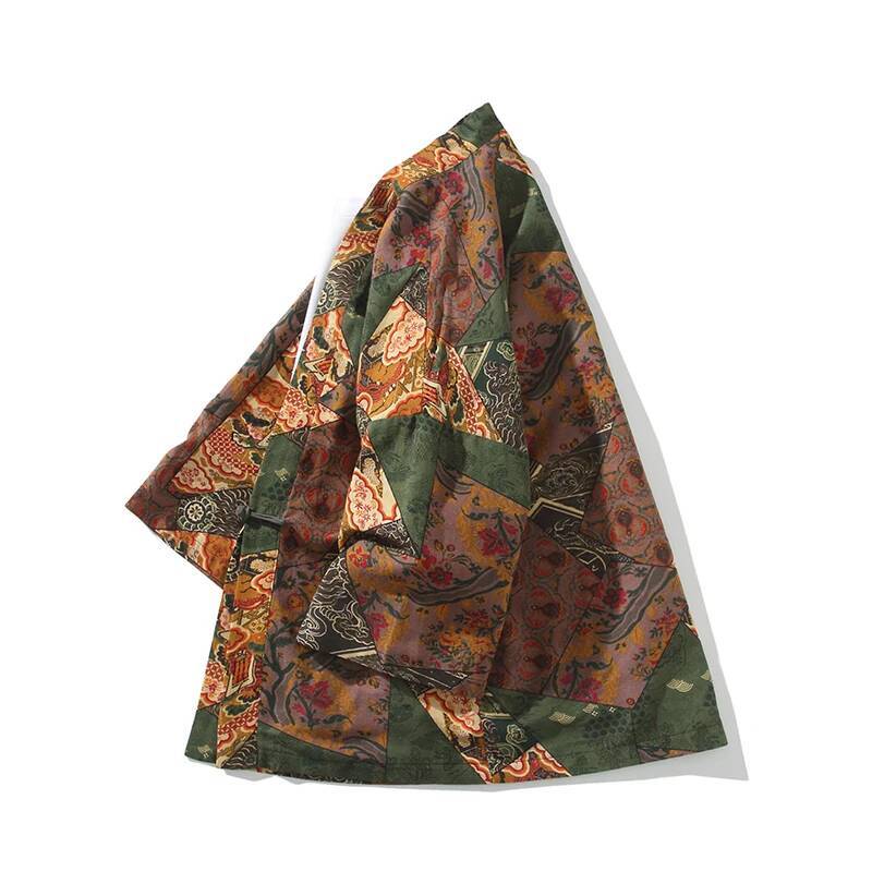 Ethnic Style Print Yukata Men  - Ethnic Fashion In 评论和价格